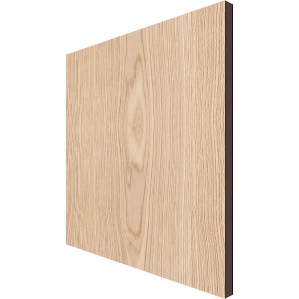 7 3/4W X 7 3/4H X 3/8T Wood Hobby Board, Red Oak